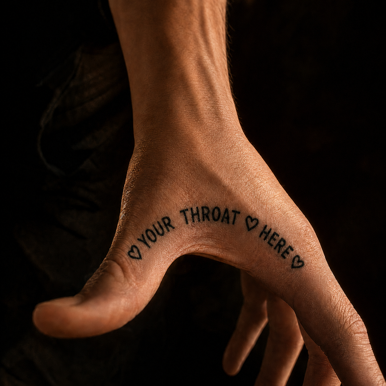 Your Throat Here
