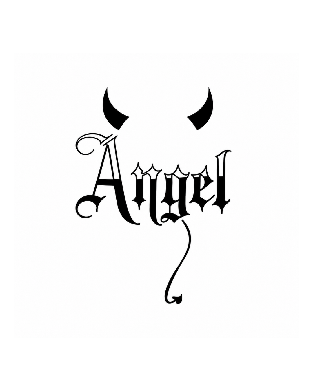 Angel With Horns