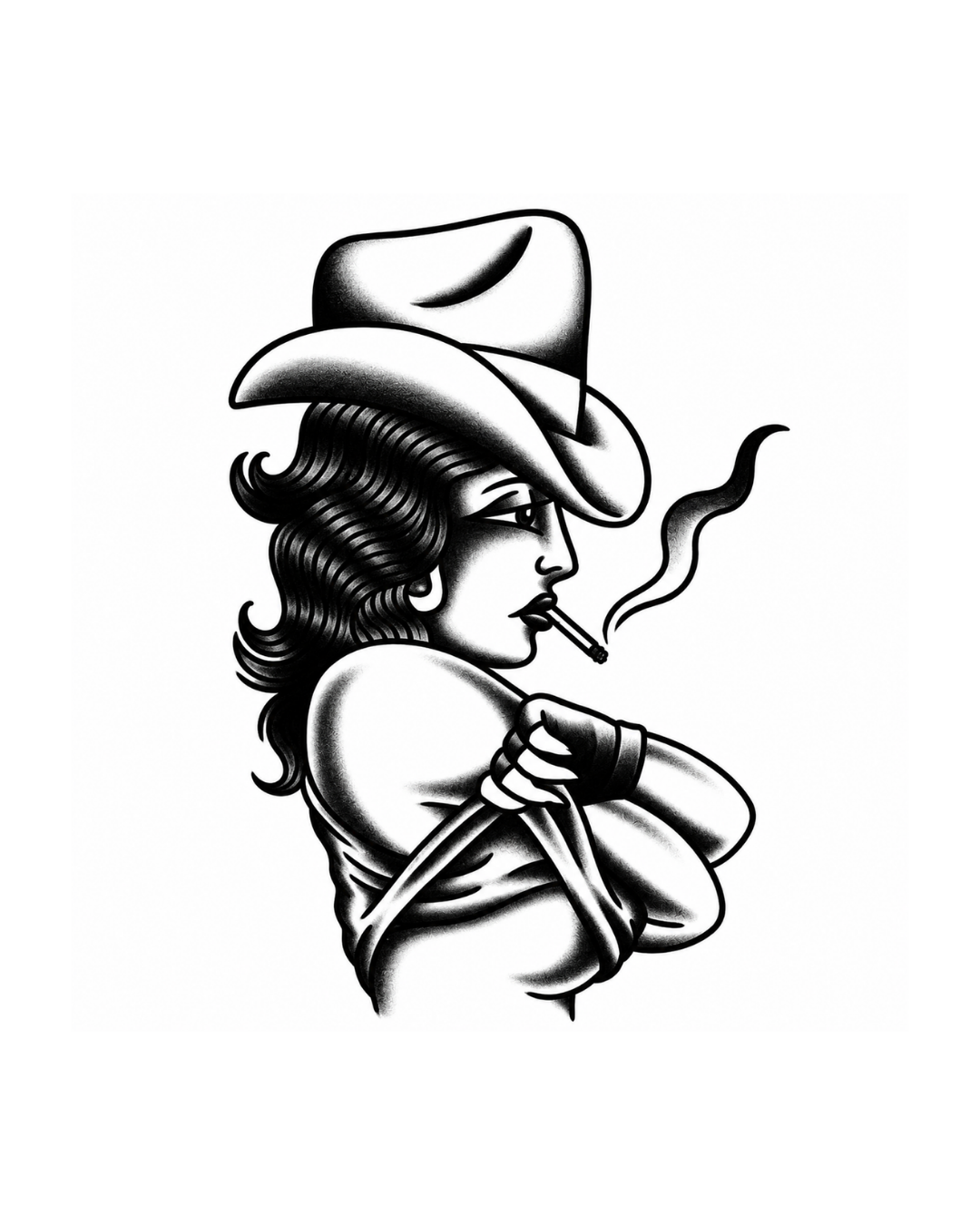 Smoking Cowgirl