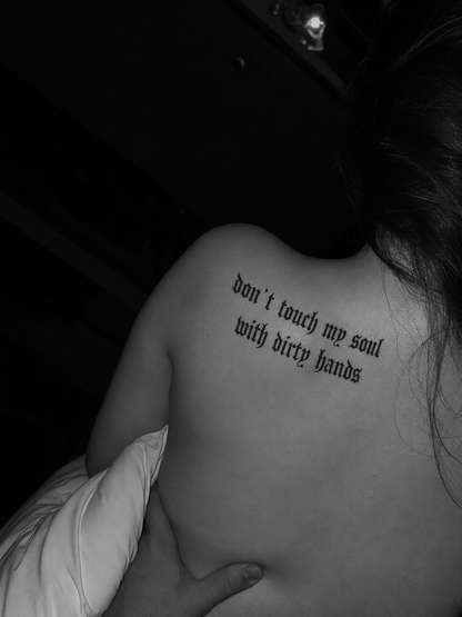Don't Touch My Soul